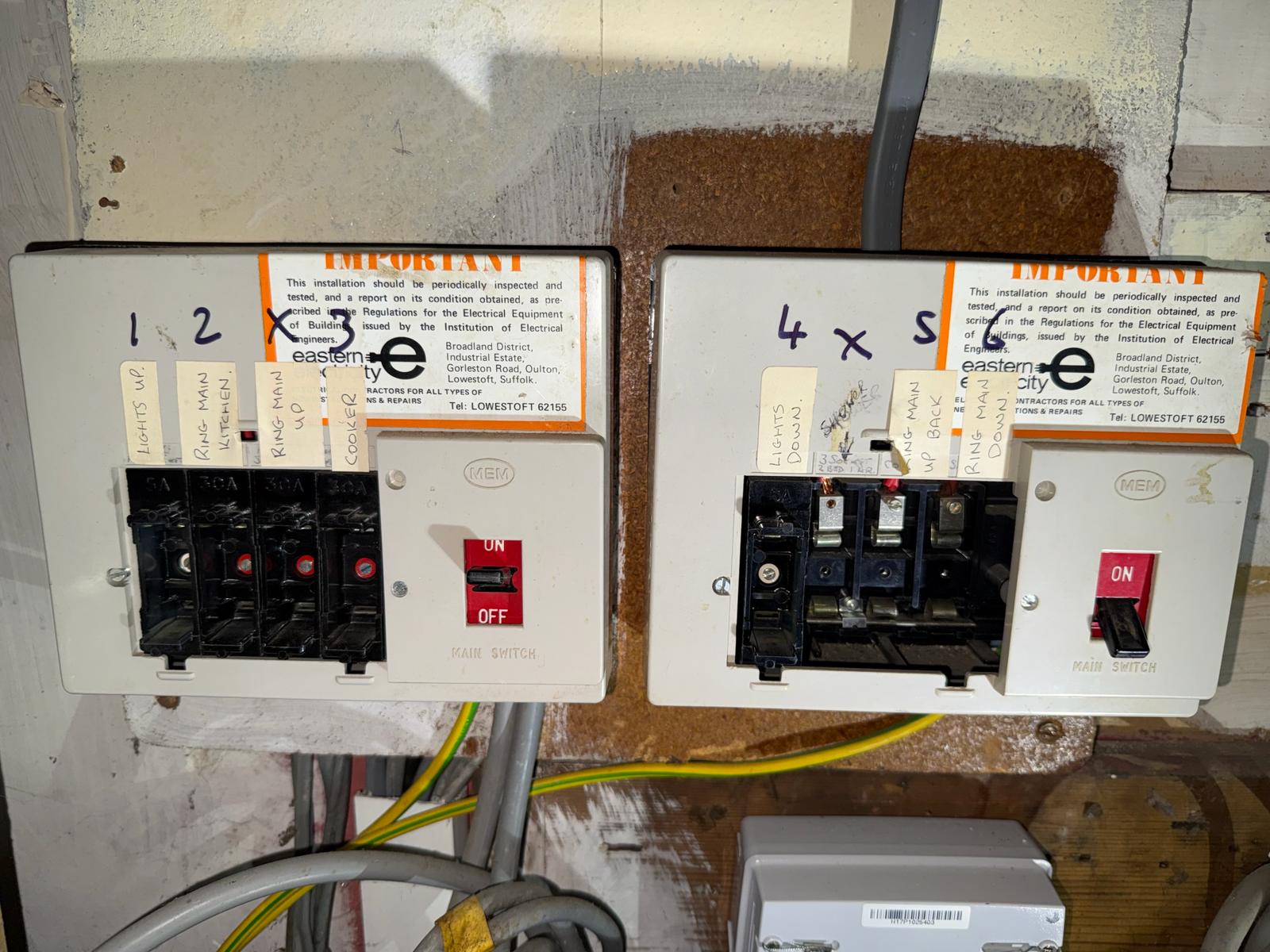 Before electrical work